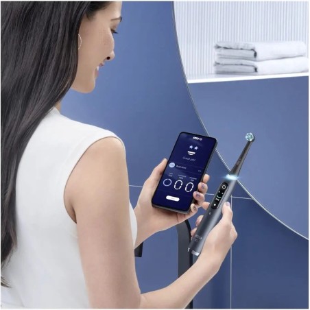 "Oral-B iO Series 9N - Black Onyx: Ultimate Smart Electric Toothbrush for Unmatched Cleaning and Care"